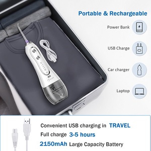 Bestope Hydropulseur dentaire étanche, le plus performant, électrique, USB et à piles, portable pour l'extérieur, l'hôtel et la maison - Product Image 2