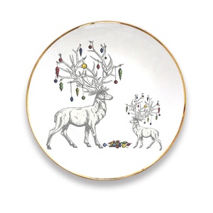 Nordic Style Elegant Custom Design <b>White</b> Wedding <b>Dinner</b> Plates <b>Set</b> - Product Image 4
