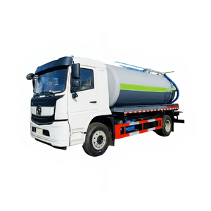 4x2 SHACMAN Delong 15000L Septic Suction Truck, Sewage <b>Sludge</b> Vacuum Tanker with Custom Tank & Optional Vacuum <b>Pump</b> System - Product Image 1