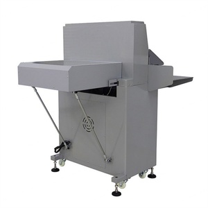 Machine de découpe de papier hydraulique automatique 5312PX, contrôlée par PLC, coupeur biseauté, largeur 530 mm, motorisée et programmée - Product Image 4