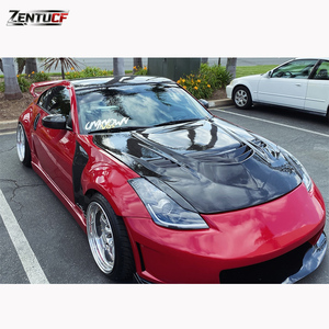 Capot en fibre de carbone pour 350Z - Compatible avec Nissan 350Z 2003-2008 - Capot en fibre de carbone adaptable - Product Image 6