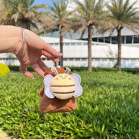Nouveau Style personnalisé géant en vrac drôle Capybara point en peluche jouet enfants amical Animal en peluche porte-clés jouet pour enfants cadeau de vacances