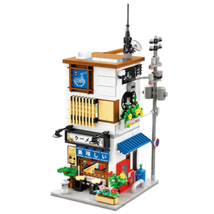 Reobrix Street View <span class=keywords><strong>Serie</strong></span> Tienda de Fideos Japoneses, Bloques de Construcción 66501, 1142 Piezas, Escala 1:8, Juguete Educativo Moderno DIY, Plástico ABS - Product Image 1