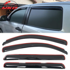 Viseras para Ventanas Laterales para Toyota Tundra Crewmax Cab, Modelos 07-21, Deflectores de Aire - Product Image 1