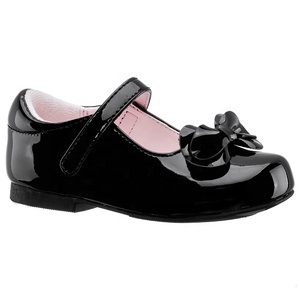 Chaussures de mariage blanches unies de qualité supérieure pour petits enfants chaussures mary jane pour enfants filles - Product Image 1