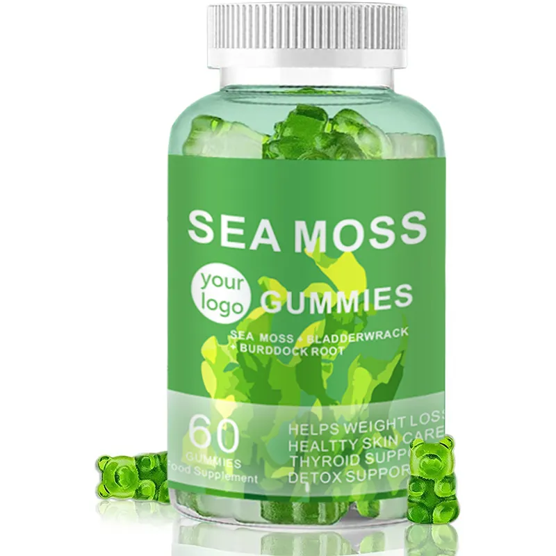 oem gomas de musgo marinho irlandês suporte imunológico promove a digestão e emagrecimento com suplementos de algas marinhas