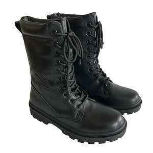 Bottes hautes en cuir noir TSB910 SIWAR BURKINA FASO FARDC - Product Image 5