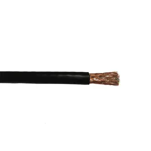 2C 1.5mm2 Flame-retardant shielded flexible cable black cable