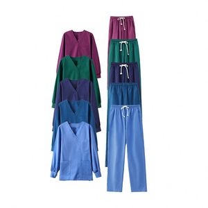 Ensemble de tenues d'infirmière multicolores respirantes pour hôpital, uniformes de travail tendance - Product Image 2