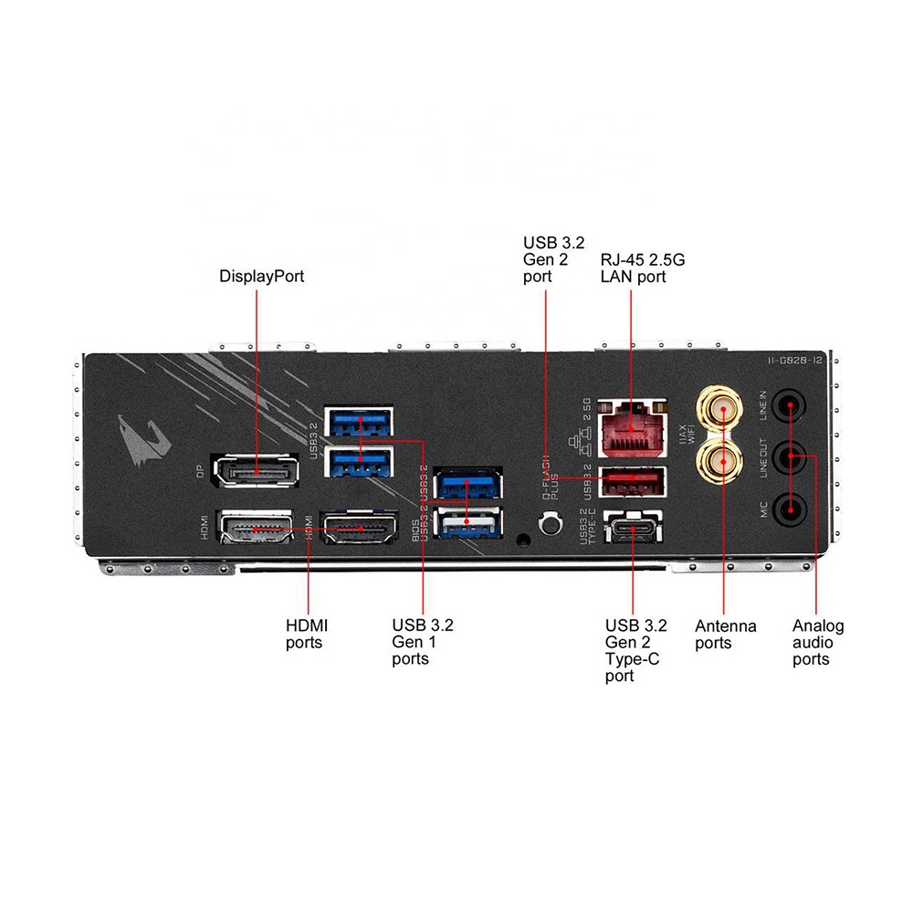 B550I AORUS PRO AX Für Gigabyte B550 AM4 DDR4 64GB PCI-E4.0 Mini