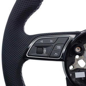 Volante de Fibra de Carbono Forjado para Audi <span class=keywords><strong>A1</strong></span> A3 A4 A5 A6 A7 C6 C7 S3 S4 S5 S7 Q3 Q5 Q7 SQ5 RS RS3 RS5 RS6 B8 B9 8P 8V R8 TT - Product Image 3