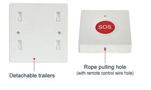 Không Dây home an ninh báo cháy phát hiện Hệ thống kiểm soát Bluetooth SOS nút báo động - Product Image 6