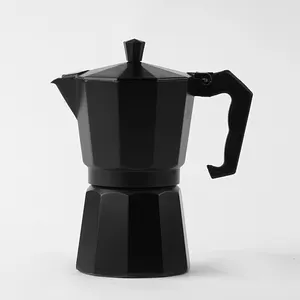 New Design Full Sizes Elegant Color Painting Italian Coffee Moka Pot Aluminum Espresso Coffee Maker