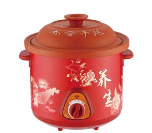 Nồi điện đa năng Yolecen, chất liệu đất sét tím, nấu súp, hầm, chức năng nấu chậm, quà tặng cho bé - Product Image 1