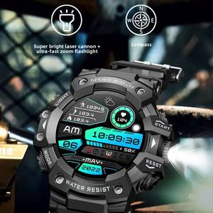 <span class=keywords><strong>Montre</strong></span> connectée NX W18 IPS en silicone <span class=keywords><strong>pour</strong></span> appels, fréquence cardiaque, podomètre, suivi du sommeil, GPS, étanche, style mécanique, sport - Product Image 2