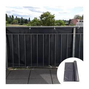 防风雨90 x 600厘米聚氯乙烯阳台隐私屏幕装饰阳台栏杆