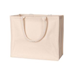 Bolsa de Yute de Color Sólido para Pintar, Bolsa de Compras Reutilizable de Algodón Ecológica, Venta al Por Mayor - Product Image 3
