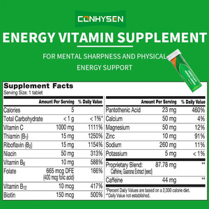 Supplément de vitamines OEM 1000 <span class=keywords><strong>mg</strong></span> <span class=keywords><strong>Vitamine</strong></span> C Saveur d'orange Comprimés effervescents Netteté mentale et soutien énergétique physique - Product Image 2