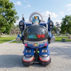 Robot Guerrier Électrique de Haute Qualité pour Jeu Extérieur, Machine de Combat Mech, Construction en Fibre de Verre pour Parc Urbain, 2 <span class=keywords><strong>Riders</strong></span> - Product Image 5