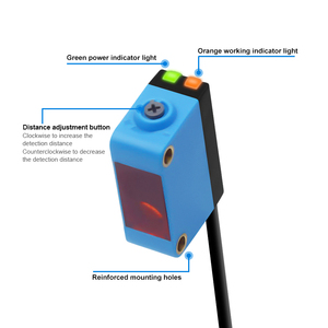 Cảm biến chùm quang điện ảnh 40-600mm với CE ROHS thường mở NPN PNP <span class=keywords><strong>laser</strong></span> cảm biến tiệm cận quang điện - Product Image 3