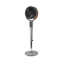 Nouveauté 2025 Ventilateur de circulation d'air à oscillation automatique 3D Vent puissant Ventilateur sur pied Affichage de la minuterie Ventilateur de table avec bouton tactile
