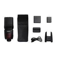 Flash professionnel VISICO TTL à synchronisation haute vitesse, alimenté par batterie, télécommande sans fil, pour appareil photo, portable