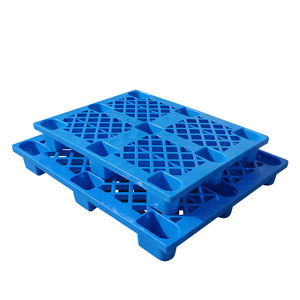 1210 Thickened Grid Plastic Pallet 9-Legged For Forklift Warehouse Logistics Moisture Proof Floor Mat <b>Shelf</b> Pallet - Product Image 4