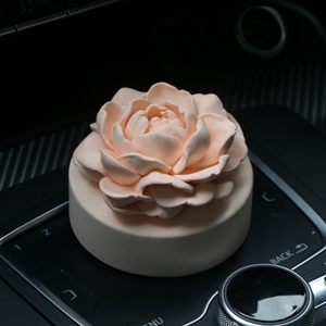 Luxury Home Decoration Handmade Porcelain Flower Aroma Plaster Air Freshener Scented Ceramic Fragrance Essential Oil <strong>Diffuser</strong> - Product Image 5