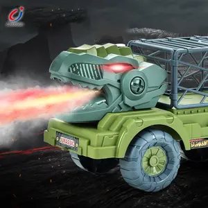 Juguetes Para Los Ninos, transportador de pulverización de plástico, monstruo de fricción, Juguetes, línea de tracción, nuevo camión de dinosaurios, venta al por mayor - Product Image 2
