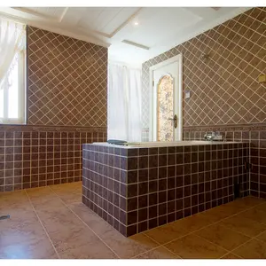 Azulejos Esmaltados Hechos a Mano de 10x10 cm, Color Violeta, Estilo Español, para Decoración de Paredes y Pisos de Baños y Cocinas - Product Image 1