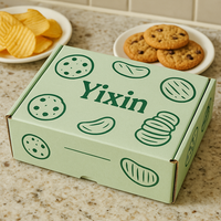 Boîte en carton ondulé auto-érectible recyclable pour cosmétiques avec bande détachable et fermeture éclair, impression offset quadricolore