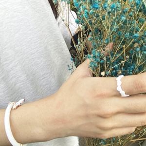 Anillos de Boda o Anillos de Silicona Unisex con Forma de Ancla de <span class=keywords><strong>Verano</strong></span> con la Frase 'Te Amo' - Product Image 1