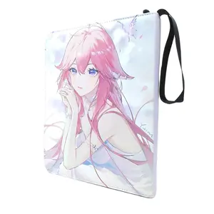 Bom Preço De Anime Cartão Binder Showcase Coleção Pu Couro Mtg Cartão Binder