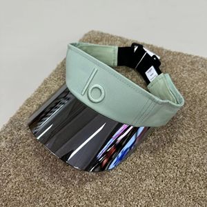 Nouvelle casquette unisexe AL0 dégradée noire et blanche avec visière solaire étendue, visière rigide et visière ouverte pour la protection UV en extérieur et le yoga - Product Image 3