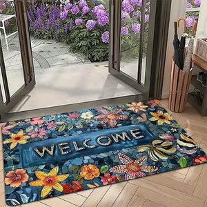 Welcome Home Floor Carpet <b>Kitchen</b> <b>Mats</b> Household Entrance Door & Bathroom Bath <b>Mats</b> for Entryway & Bathroom Decor - Product Image 5