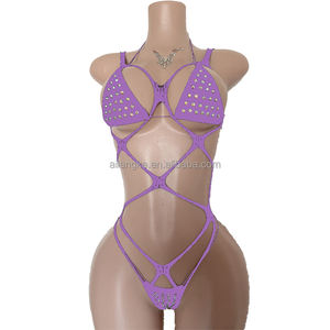 Vadulyer Costumes Sexy à Diamants pour Spectacle, Disponibles en 6 Couleurs, Toutes Taxes Comprises - Product Image 3