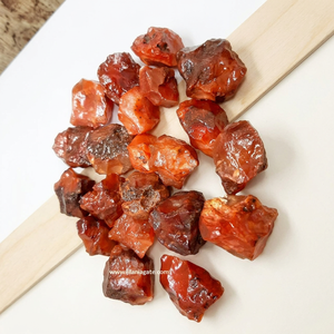 Meilleures ventes JILANI AGATE GEMS EXPORT Pierres brutes naturelles de cornaline rouge, artisanat en pierres semi-précieuses de Chine pour la décoration et l'amour - Product Image 2
