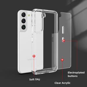 Custodia per telefono trasparente trasparente in acrilico per <span class=keywords><strong>Samsung</strong></span> <span class=keywords><strong>S22</strong></span> Ultra S23 S24 Ultra S25, custodia per telefono per <span class=keywords><strong>Samsung</strong></span> <span class=keywords><strong>S22</strong></span> - Product Image 3