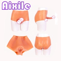 Strap-on Dildo Höschen Realistischer Strap-on Gurt Lesbische Sexspielzeuge Hochelastische Silikon Analdildos Erwachsenen-Sexspielzeug für Frauen Männer