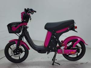 Moto vintage de 10 pouces pour adultes |   Vélo électrique rétro Cafe Racer Scrambler |   Moniteur de conduite intelligent connecté à l'application pour les navetteurs urbains, 500W - Product Image 1