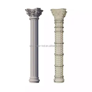 Factory Top Sale Decoration Plastic Building Mould Concrete Roman Pillar Molds