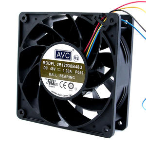 <span class=keywords><strong>AVC</strong></span> 2B12038B48U/<span class=keywords><strong>S</strong></span>/M DC48V 120*120*38MM 12038 12CM Original nuevo ventilador de refrigeración de gran volumen de aire PWM de 4 cables - Product Image 3