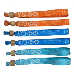 Eco-Friendly Biodegradable Bamboo Fabric Wristband with Bamboo Reusable Closure