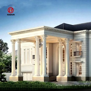 Projet de construction de bureaux du gouvernement de villa Italie pilier en pierre naturelle colonne romaine en marbre - Product Image 5