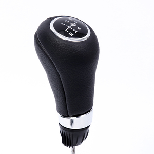 Poignée de levier de vitesses manuelle en cuir noir d'usine pour Mercedes Benz C180 200 260 300 W202 203 204 - Product Image 6