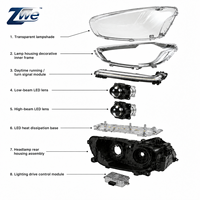 Conjunto de Faros Delanteros para Mercedes Clase E W213, OEM 2139065010 2139064910, Faro LED 6000K, Conexión Directa, Reemplazo Directo