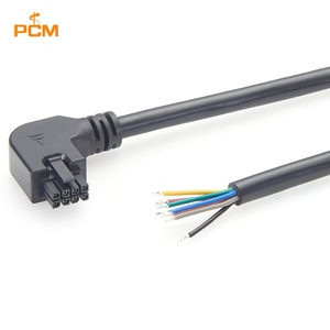 Molex Micro-Fit 3.0 <span class=keywords><strong>8</strong></span>-<span class=keywords><strong>Pin</strong></span> auf offenes Ende 90° °   Linkswinkel-OTS-Kabelkonfektion Hersteller 300V AC 5A für Industriesteuerungen - Product Image 1
