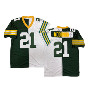 เสื้อรักบี้สไตล์วินเทจสำหรับผู้ชาย รุ่น Reggie White Jordy Nelson Sterling Sharpe Clay Matthews III ไซส์ S-3XL จัดส่งรวดเร็ว - Product Image 5
