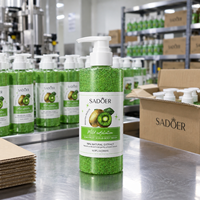 Gel Douche Exfoliant au Kiwi en Gros OEM & ODM 300ml – Blanchissant, Nettoyant en Profondeur, Éclaircissant pour la Peau