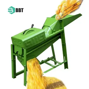 Venta caliente hogar maquinaria agrícola eléctrica completamente automática grano hogar maíz trilladora máquina